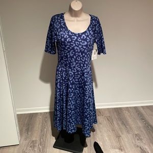Blue Cheetah Nicole Dress